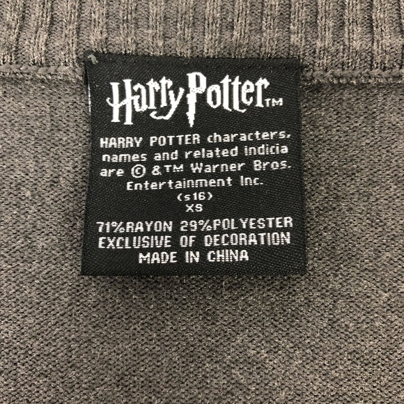 Harry Potter Gryffindor sweater cardigan gray - Picture 5 of 7